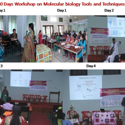 Glimpses of 10 Days workshop on Molecular Biology Laboratory Tools & Techniques – 27th July to 7th August, 2017
